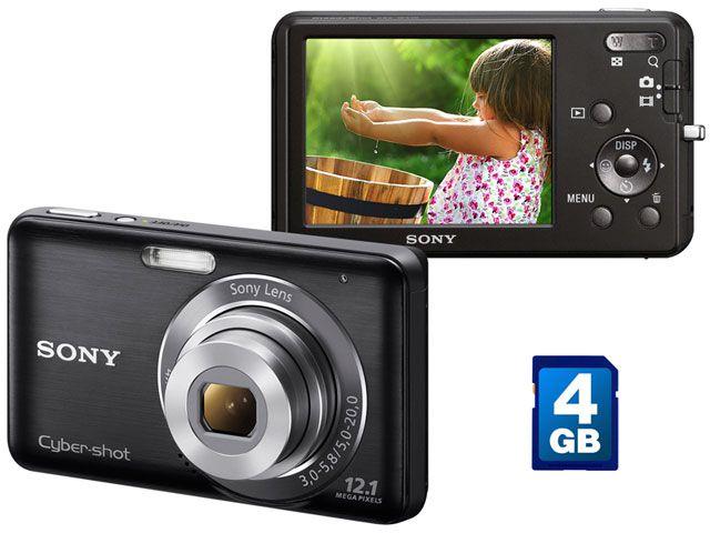 Câmera Digital Sony 12.1MP DSC-W310 - Smile Shutter / Face